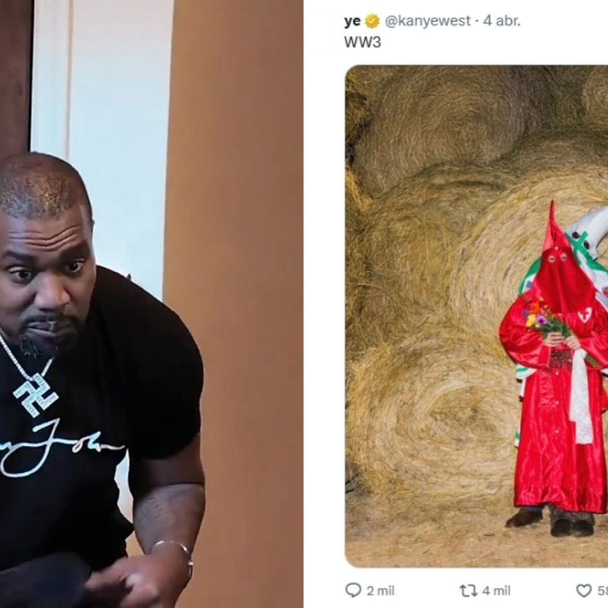 Todos los detalles del polémico nuevo disco de Kanye West titulado WW3, image size:1200x1200