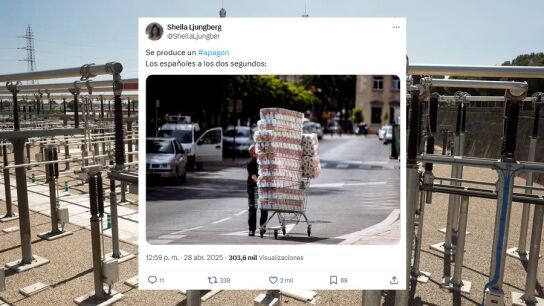Los mejores memes del apag&oacute;n el&eacute;ctrico en toda Espa&ntilde;a
