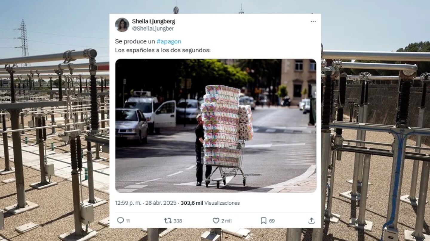 Los mejores memes del apag&oacute;n el&eacute;ctrico en toda Espa&ntilde;a