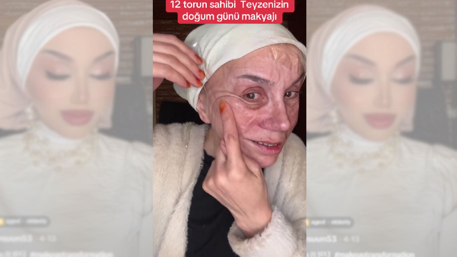 Una mujer pasa de aparentar 80 a 30 años en segundos gracias al maquillaje: el vídeo que está dejando loco a Internet