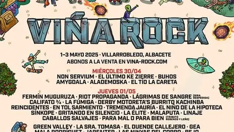 Cartel del Viña Rock 2025 Cartel del Viña Rock 2025
