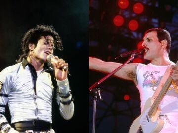 Freddie Mercury y Michael Jackson