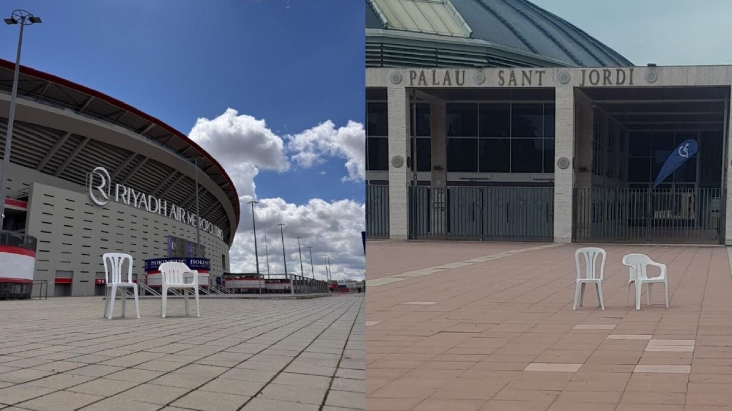 Imagenes de Instagram del Metropolitano y Palau Sant Jordi
