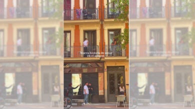 El amor en tiempos de apagón: dos vecinos se conocen desde sus balcones y TikTok lo inmortaliza