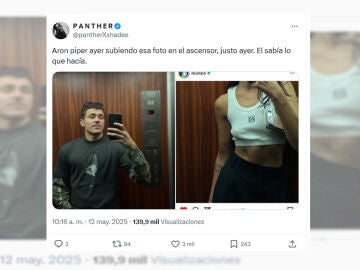 Imagen del tuit viral