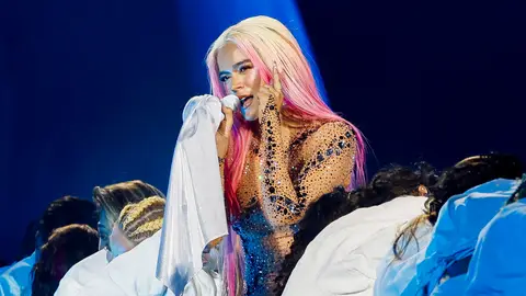 Karol G durante un concierto en Madrid Karol G durante un concierto en Madrid