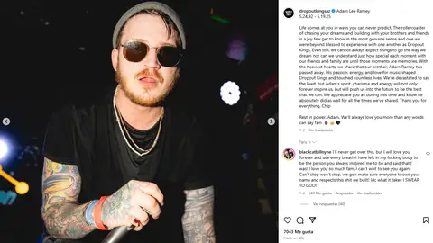 Muere a los 31 años Adam Ramey, vocalista de la banda de metal Dropout Kings Muere a los 31 años Adam Ramey, vocalista de la banda de metal Dropout Kings