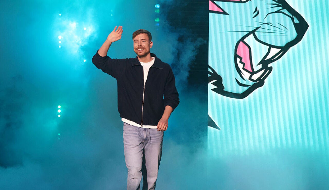 MrBeast durante un evento
