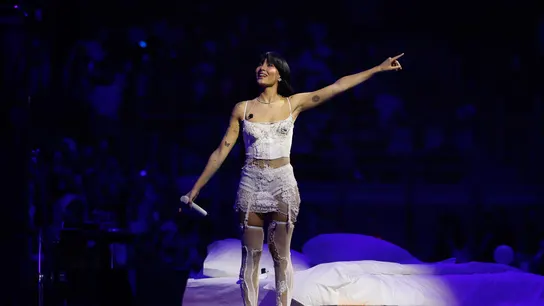 Aitana durante el listening party de Cuarto Azul Aitana durante el listening party de Cuarto Azul