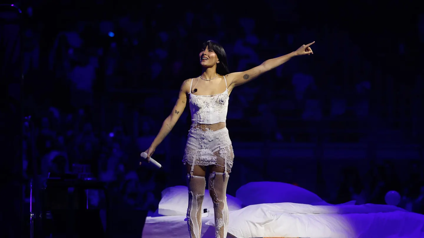 Aitana durante el listening party de Cuarto Azul Aitana durante el listening party de Cuarto Azul