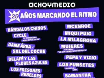 Ochoymedio celebra 25 a&ntilde;os con un ciclo de conciertos