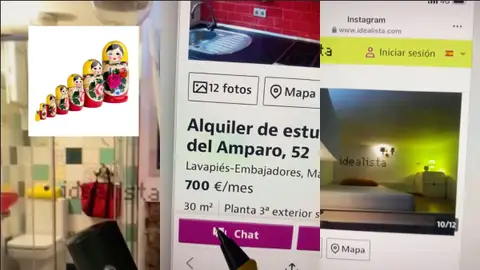 El "piso matrioshka" de 700€ que se ha vuelto viral en redes El "piso matrioshka" de 700€ que se ha vuelto viral en redes