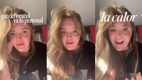 Una tiktoker estadounidense en España no entiende nada por culpa del calor Una tiktoker estadounidense en España no entiende nada por culpa del calor
