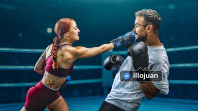 IlloJuan se calza los guantes y deslumbra en su primer entrenamiento de boxeo junto a Ari Geli