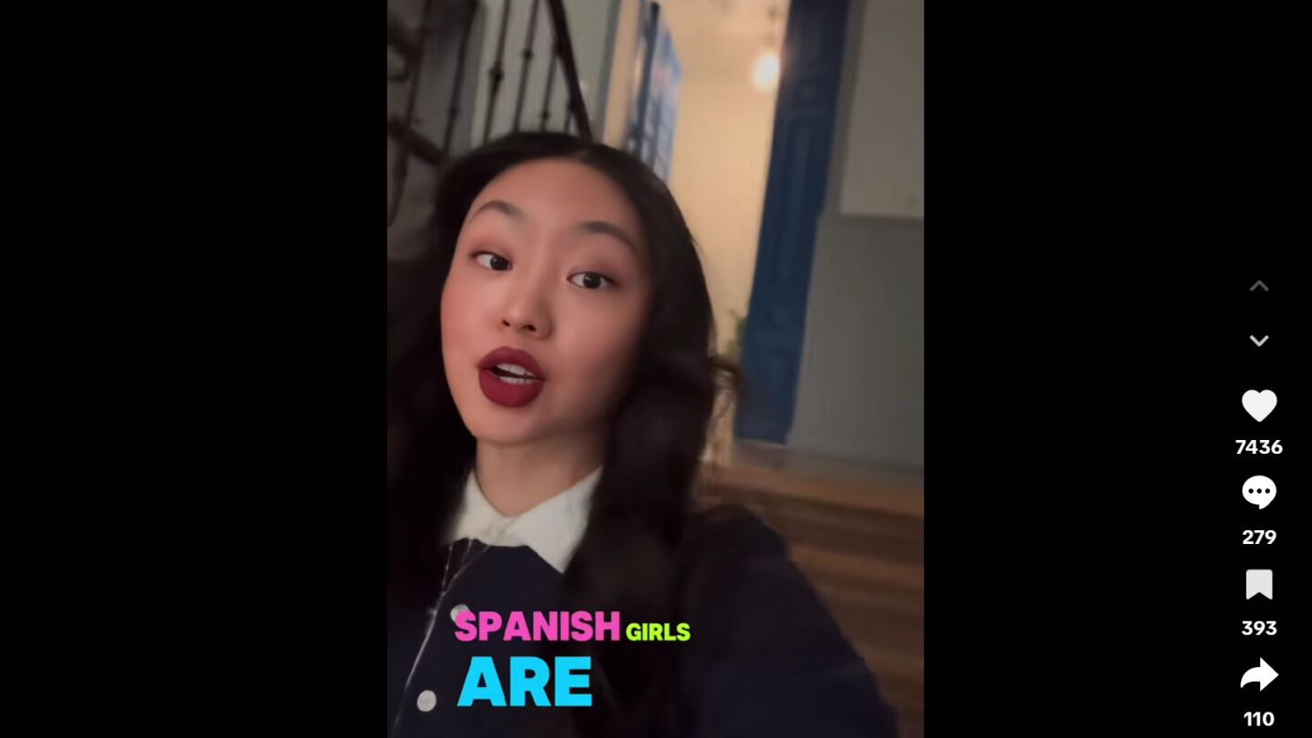 Una estadounidense cuenta este detalle sobre las chicas espa&ntilde;olas en TikTok