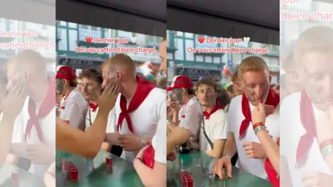 Los chupitos virales de San Fermín. Los chupitos virales de San Fermín.