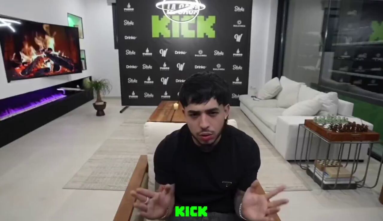 Westcol en un directo en Kick