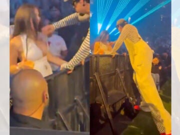 Bad Bunny en su show.