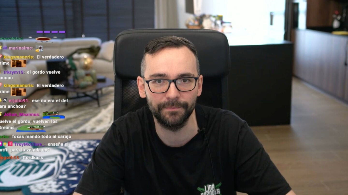 El Xokas en su stream.
