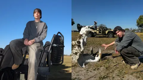 Rubius en África. Rubius en África.