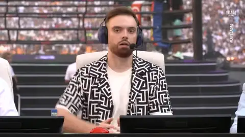 Ibai en el stream de La Velada del Año V. Ibai en el stream de La Velada del Año V.