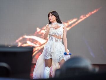 Aitana en su show de Barcelona.