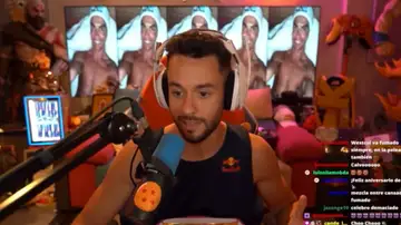 TheGrefg en su stream. TheGrefg en su stream.