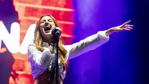 Ruslana durante un concierto Ruslana durante un concierto