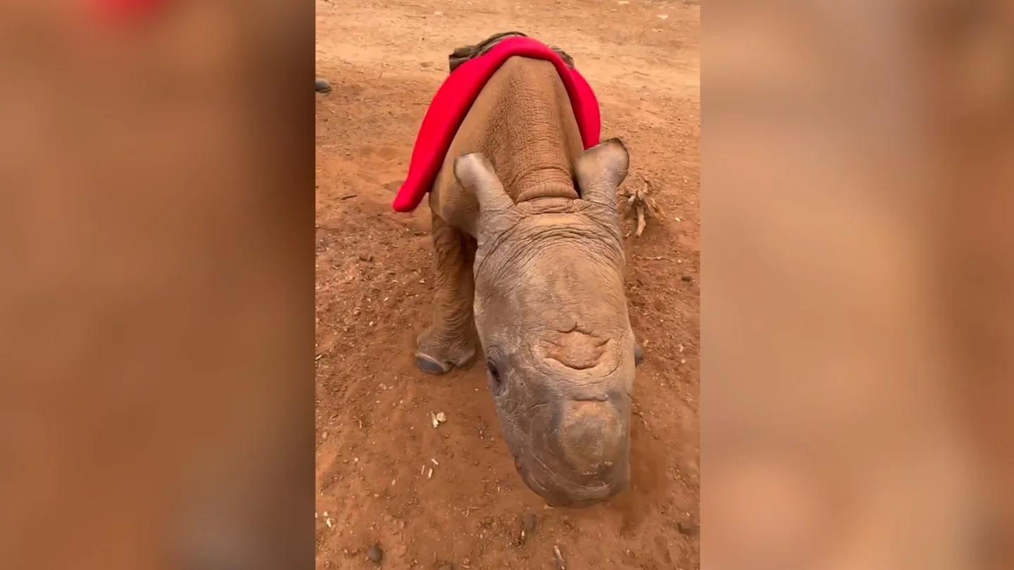 RInoceronte bebé rescatado en Kenia RInoceronte bebé rescatado en Kenia