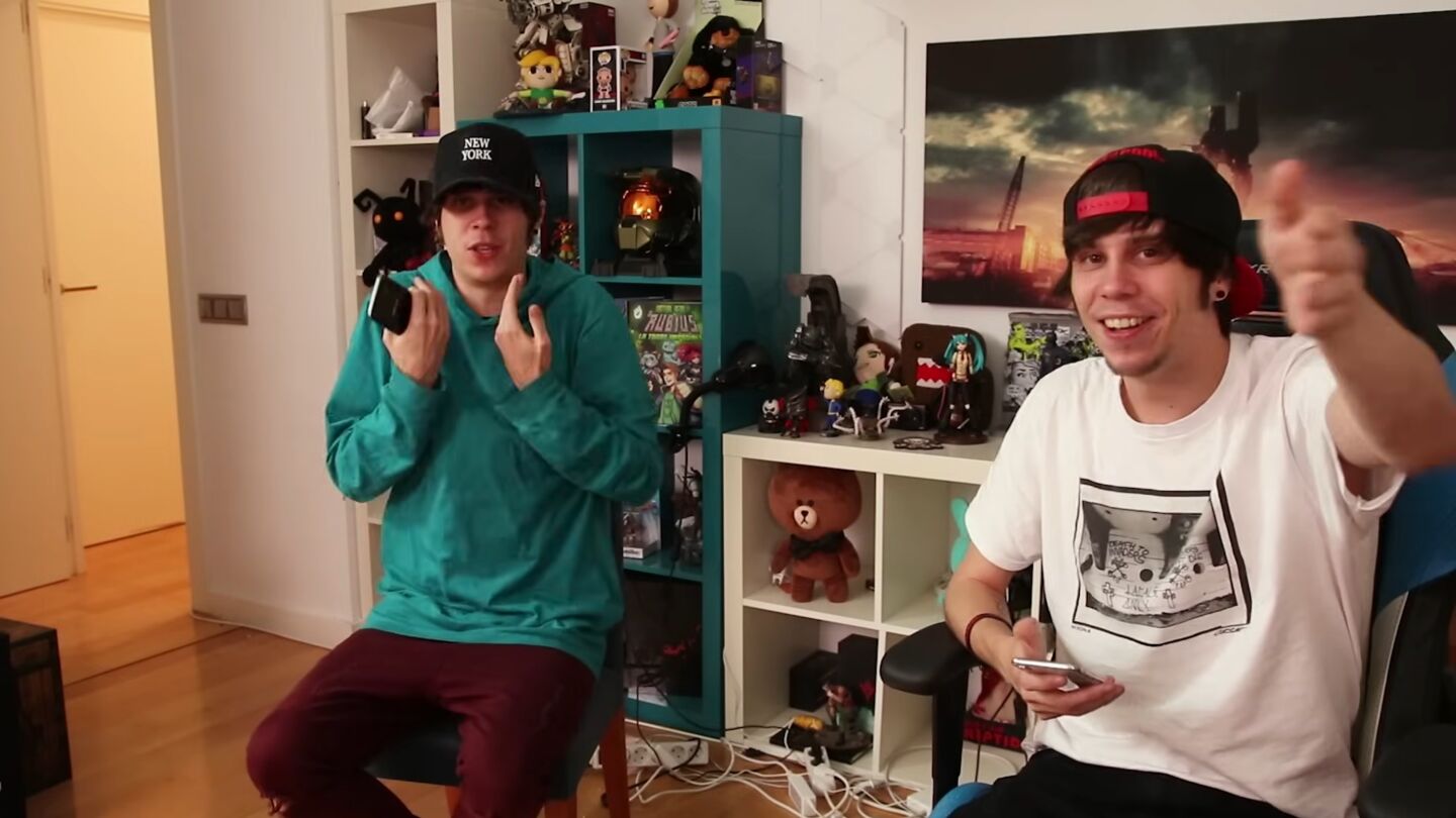 Rubius y su "hermano gemelo"
