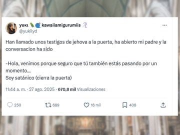Imagen del tuit viral