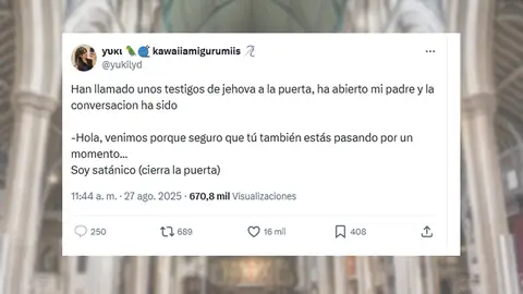 Imagen del tuit viral Imagen del tuit viral