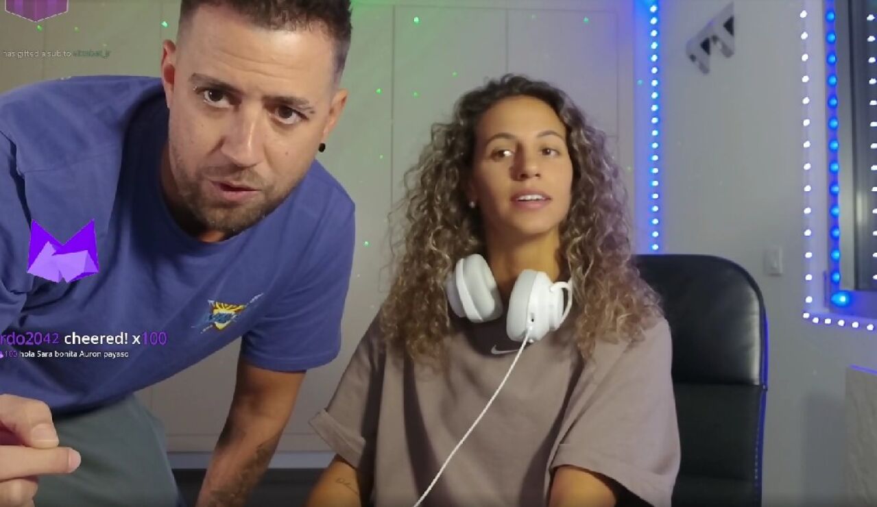 Imagen del stream de Sara Ismael