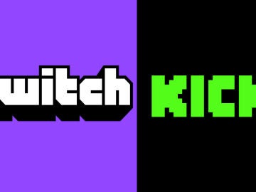 Logos de Twitch y Kick