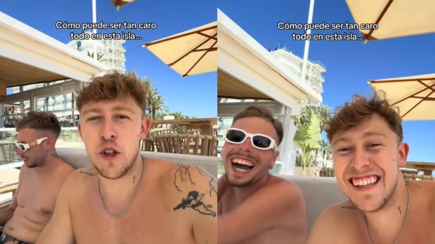 Un influencer cuenta lo que le cobran por tres zumos y una botella de agua en Ibiza