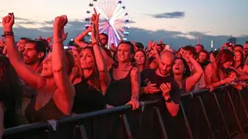 Asistentes a un concierto durante el festival MAD COOL de julio último Asistentes a un concierto durante el festival MAD COOL de julio último