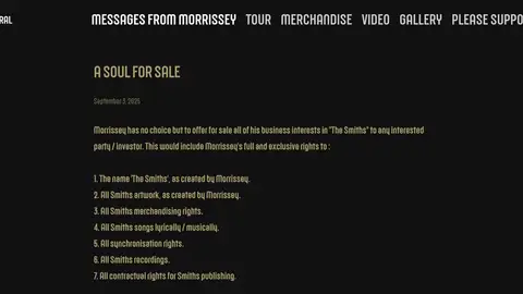 Pagina web de Morrisey Pagina web de Morrisey