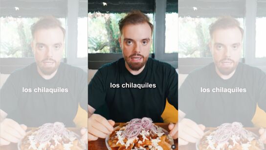 Ibai prueba los chilaquiles