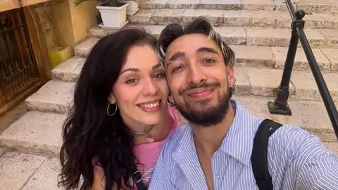 Paul Thin con Aurora Peláez. Paul Thin con Aurora Peláez.