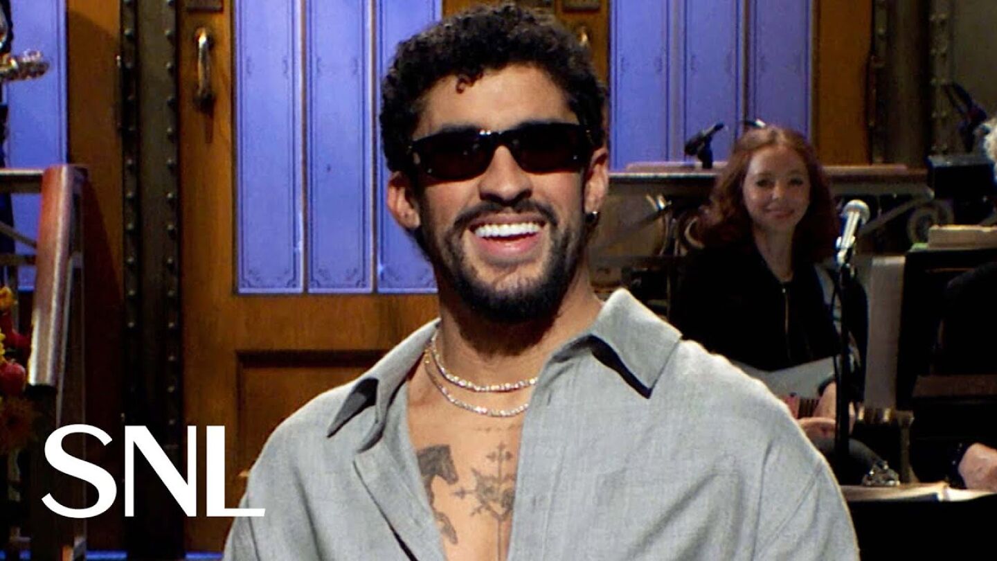 Bad Bunny suelta un discurso hist&oacute;rico en SNL