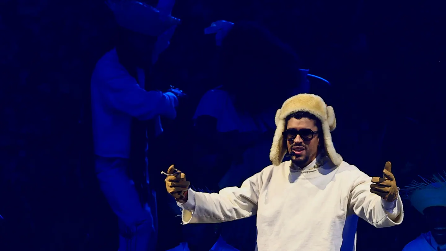 Bad Bunny durante un concierto en Puerto Rico Bad Bunny durante un concierto en Puerto Rico