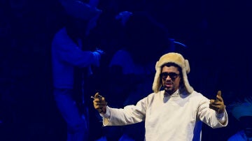 Bad Bunny durante un concierto en Puerto Rico