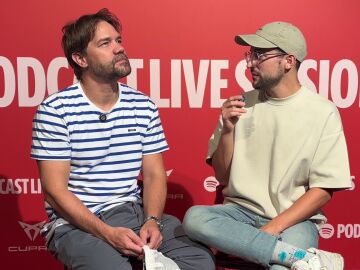 Juan D&aacute;vila y Galder Varas del podcast Arde Venecia