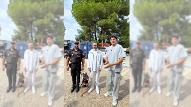 Plex y Xokas participan en un reto con la policía: un perro rastreador les pone a prueba