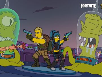 Imagen promocional de Fortnite x Los Simpson