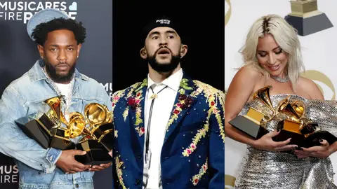 Kendrick Lamar, Bad Bunny y Lady Gaga Kendrick Lamar, Bad Bunny y Lady Gaga