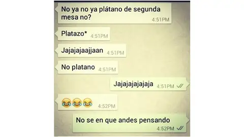 Mensajes de WhatsApp saboteados por el autocorrector Mensajes de WhatsApp saboteados por el autocorrector