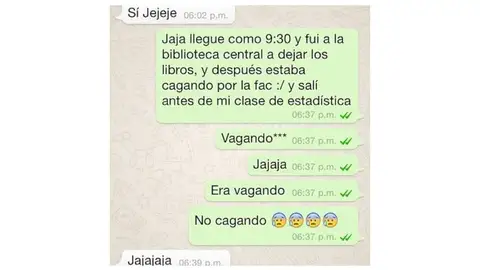 Mensajes de WhatsApp saboteados por el autocorrector Mensajes de WhatsApp saboteados por el autocorrector