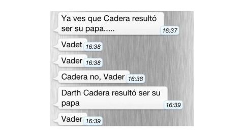Mensajes de WhatsApp saboteados por el autocorrector