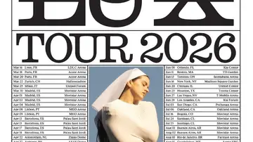 Cartel de la gira Lux de Rosalía Cartel de la gira Lux de Rosalía